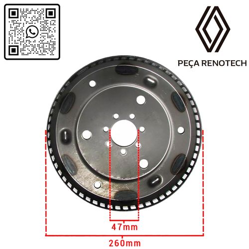 RN 111627  7700111627 VOLANTE DO MOTOR chapa de arrasto CAMBIO AUTOMATICO DP0-1